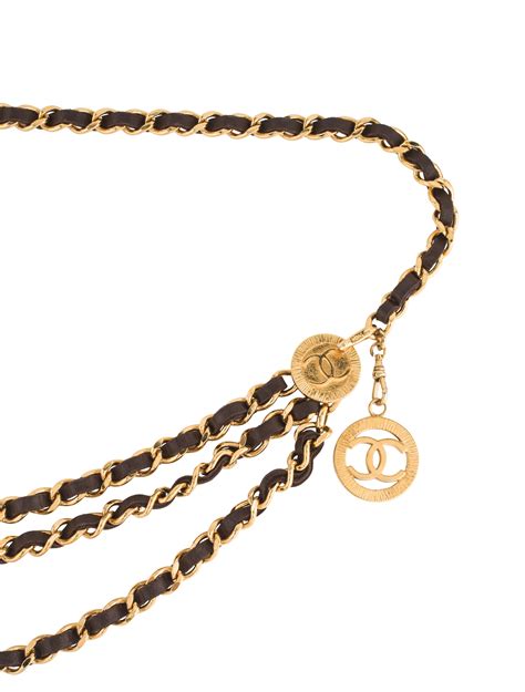chanel waist chain belt